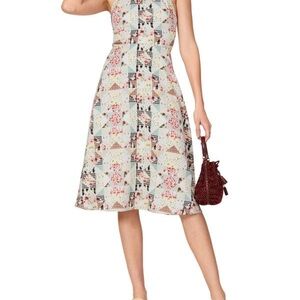 NWOT Patchwork A Line Dress